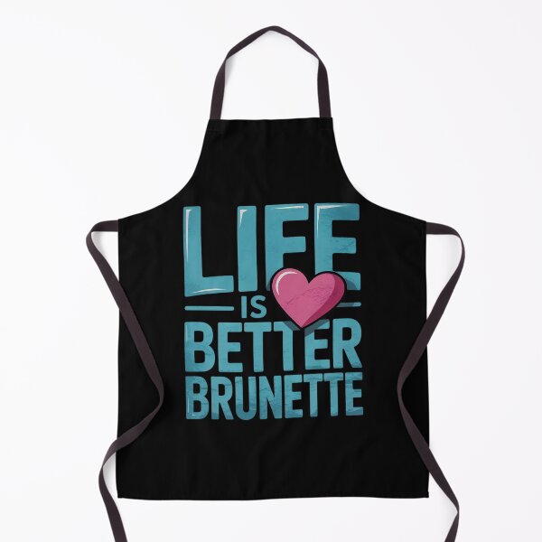 Item preview, Life is Better Brunette designed and sold by DigitaldeligArt.