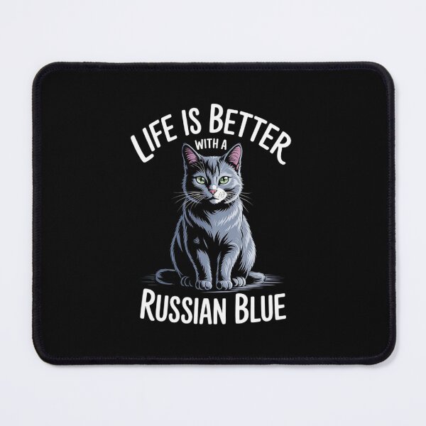 Item preview, Life Is Better With A Russian Blue Cat Lover designed and sold by DigitaldeligArt.