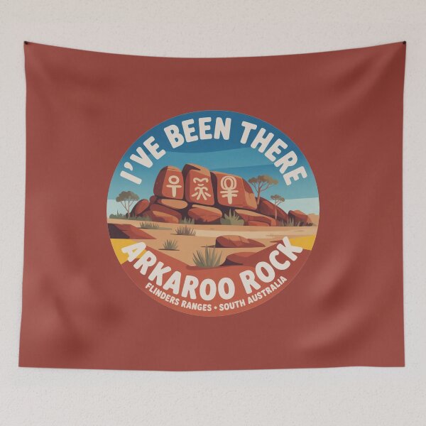 Item preview, I’ve Been There — Arkaroo Rock | Flinders Ranges SA Travel Sticker designed and sold by Random Designs.