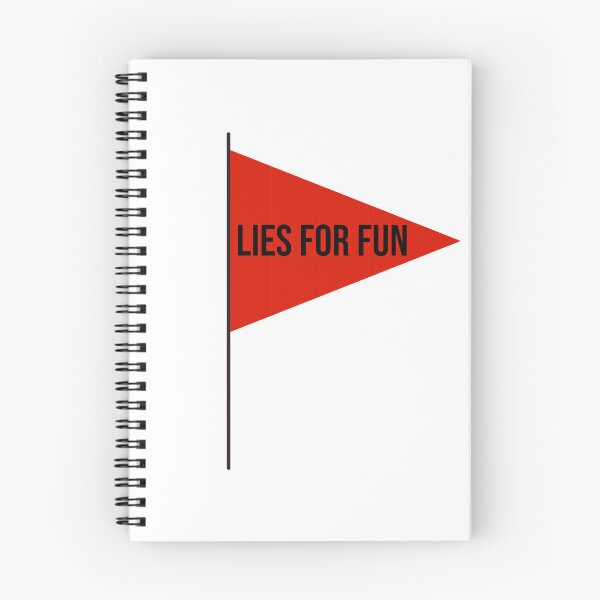 Item preview, Red Flag: Lies for Fun designed and sold by RuthandRose.