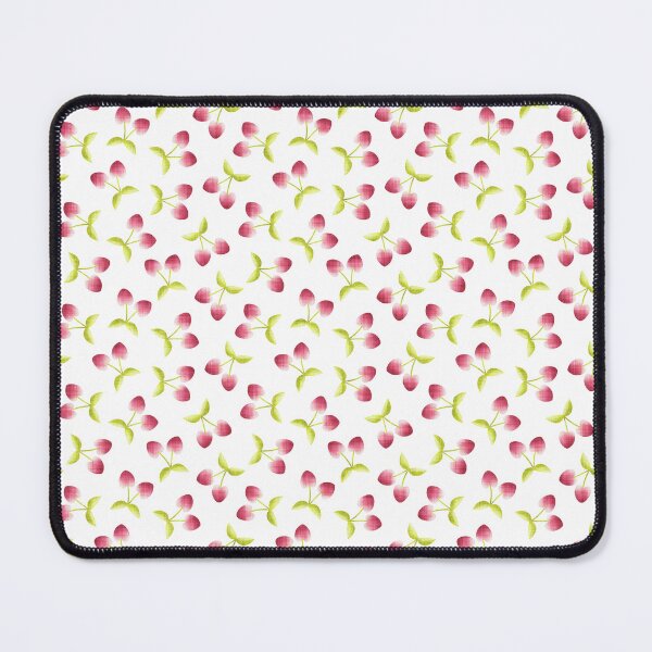 Item preview, Heart Cherry Fruit Seamless Pattern – Cute Dopamine Decor, Coquette Y2K Aesthetic, Retro Vibe - White designed and sold by piptompatternco.