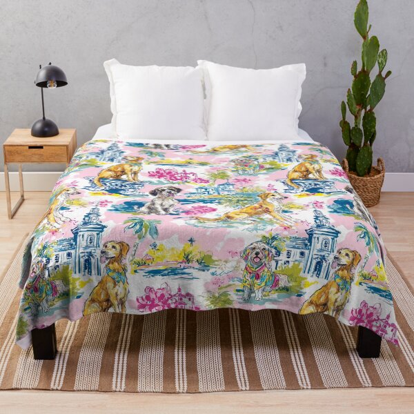 Artikelvorschau, Aquarell- und Tuschemalerei im Preppy-Palm-Beach-Stil entworfen und verkauft von SophieClimaArt.