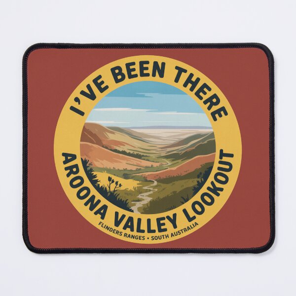Item preview, I’ve Been There — Aroona Valley Lookout | Flinders Ranges SA Travel Sticker designed and sold by Random Designs.