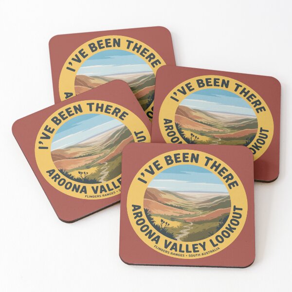 Item preview, I’ve Been There — Aroona Valley Lookout | Flinders Ranges SA Travel Sticker designed and sold by Random Designs.