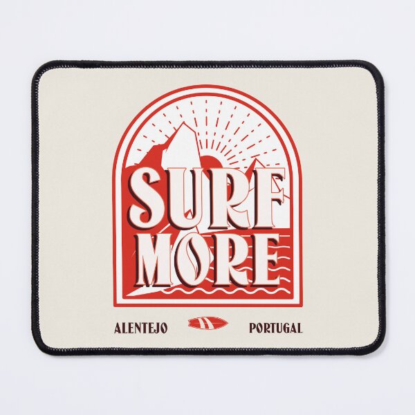 Item preview, Surf More Alentejo Portugal Travel Graphic designed and sold by Bold & Brewed.