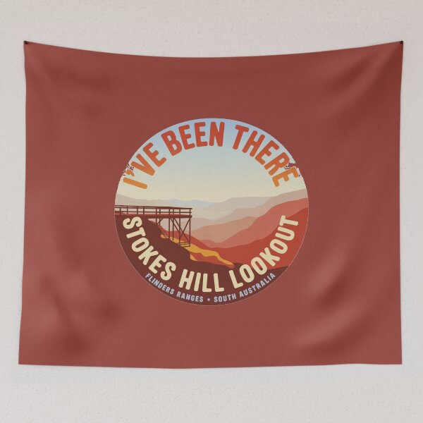 Item preview, I’ve Been There — Stokes Hill Lookout | Flinders Ranges SA Travel Sticker designed and sold by Random Designs.
