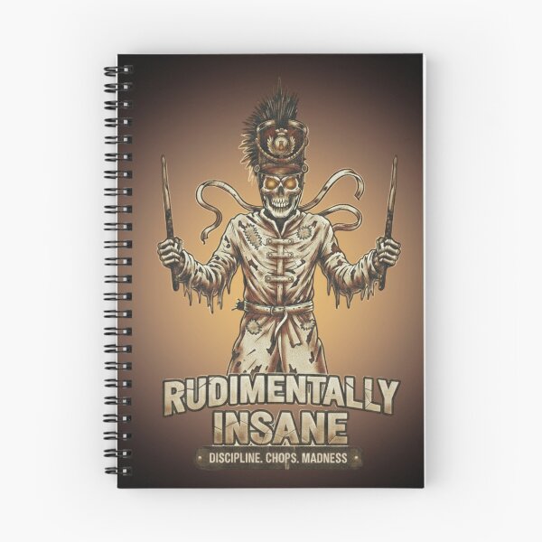 Item preview, Rudimentally Insane Skeleton Drummer designed and sold by Rhythm Thru Art .