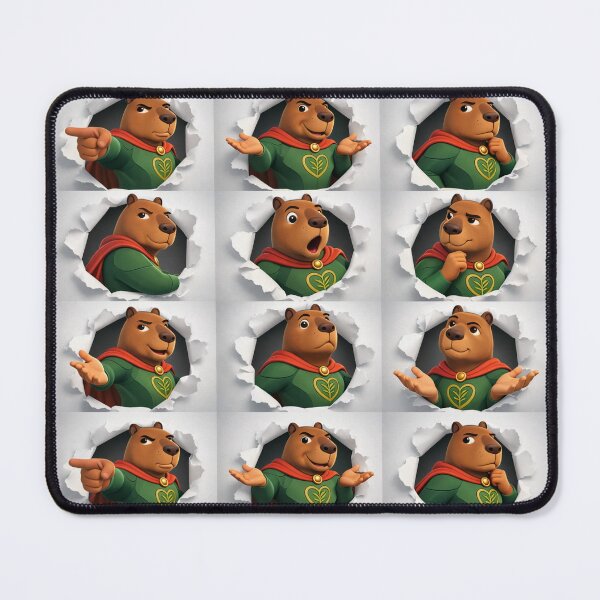 Item preview, The Noble Capybara – Guardian of Calm and Nature designed and sold by John-Rivav.