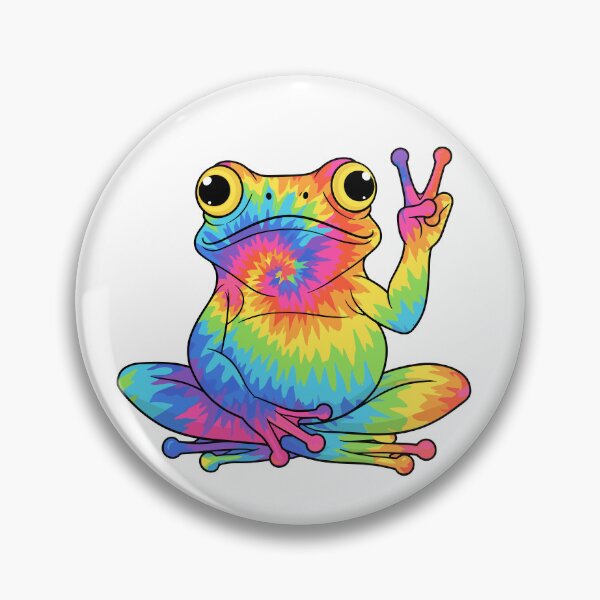 Item preview, Psychedelic Neon Frog  designed and sold by ELK20.