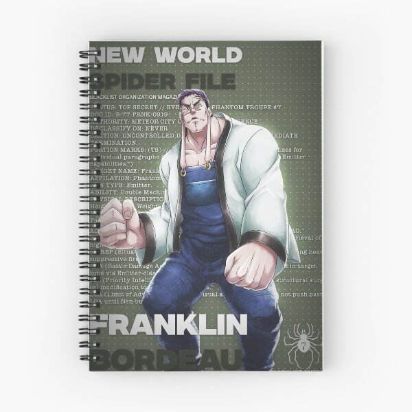 Item preview, [Franklin] — Blacklist Entry | Phantom Troupe File designed and sold by Gorrows.