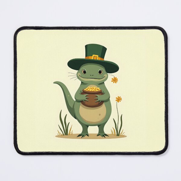 Item preview, Lucky Leprechaun Newt St. Paddy’s Day Art. designed and sold by AnimalAirtistry.