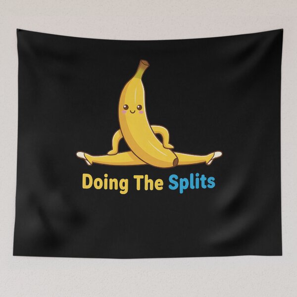 Item preview, Doing The Splits Banana - Funny Gymnastics and Fruit Pun Design designed and sold by Axivra.