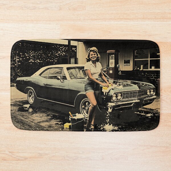 Artikelvorschau, Vintage Mopar Pin-Up Autowäsche entworfen und verkauft von SteadyRolling.