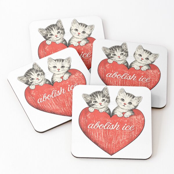 Item preview, Vintage Valentine Cat Abolish Ice designed and sold by BASKF.