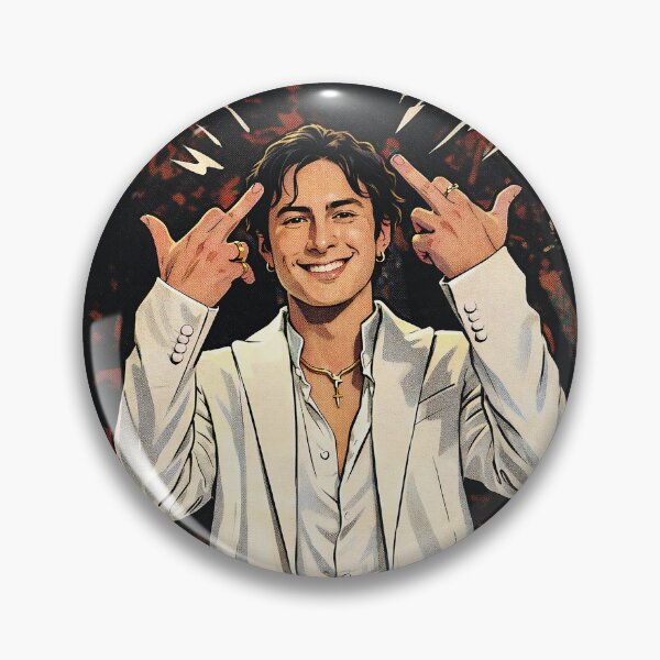 Item preview, Hudson Williams Heated Rivalry glambot Golden Globes (fan art) designed and sold by PopCultureAndStuff.