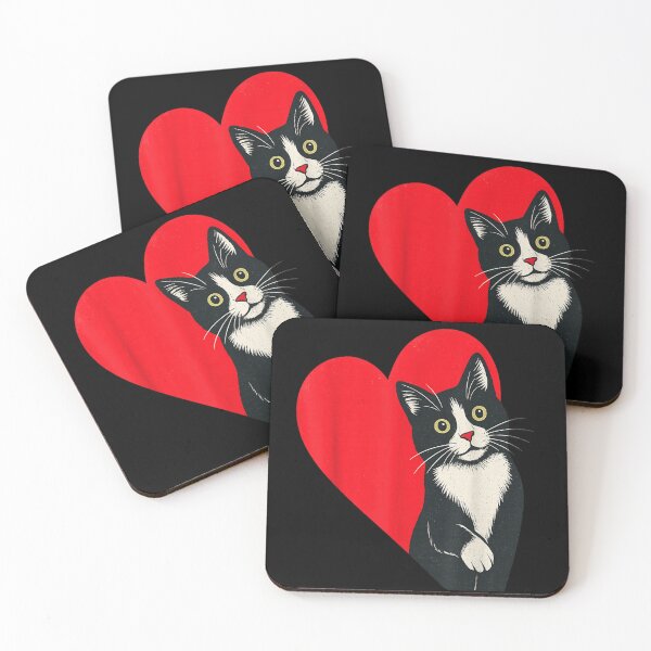 Item preview, Vintage Valentine Cat designed and sold by BASKF.