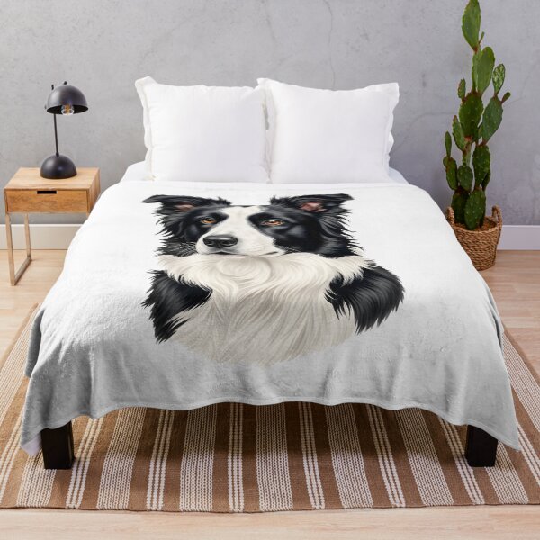 Item preview, Border Collie Spirit – Sumi-e Ukiyo-e Water Splash Ink Art designed and sold by blacksealstudio.