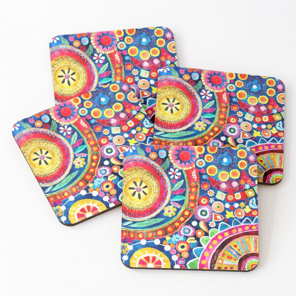 Item preview, Funky Retro 1960's Hippie Colorful Abstract Design Pattern  designed and sold by DEC02.