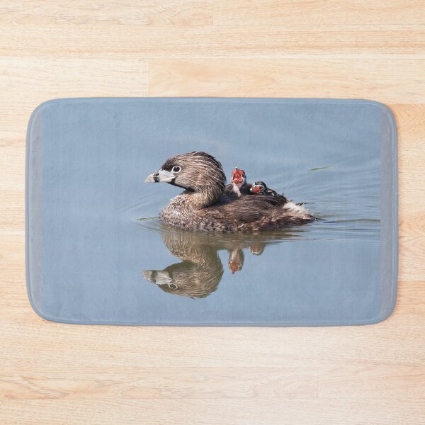 Item preview, "Mom!...Timmy won't move over!" Pied-billed grebes designed and sold by James Cumming.