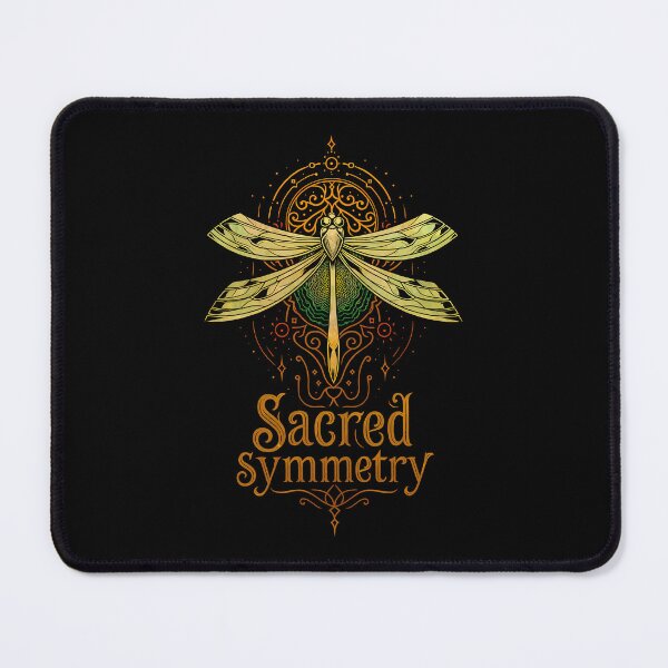 Item preview, Iridescent Dragonfly Mandala for Spiritual Expression designed and sold by digijob.