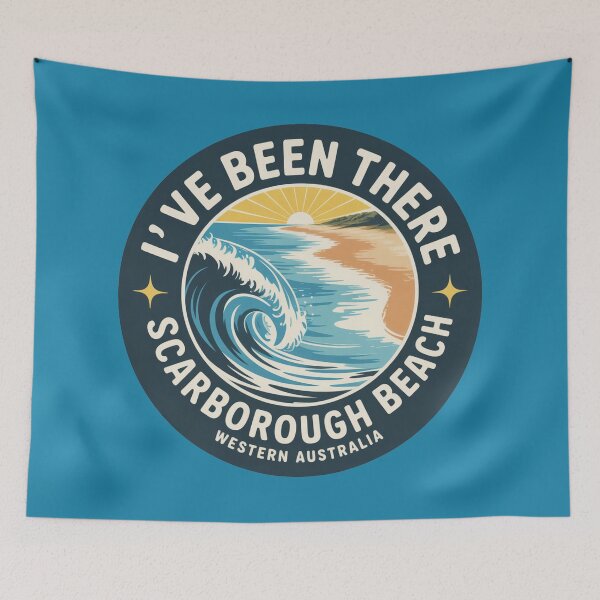 Item preview, I’ve Been There — Scarborough Beach | WA Surf Coast Sticker designed and sold by Random Designs.