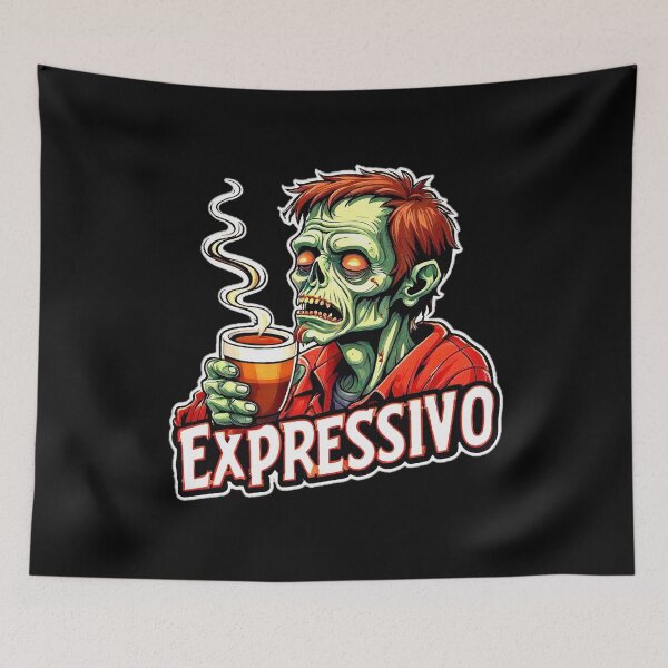 Item preview, Funny Halloween EXPRESSIVO Zombie People Wake up! designed and sold by Giulivo Store Graphic.