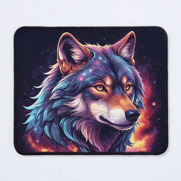 Item preview, Fantastic Wolf In A Cosmic Universe designed and sold by Danh Style.