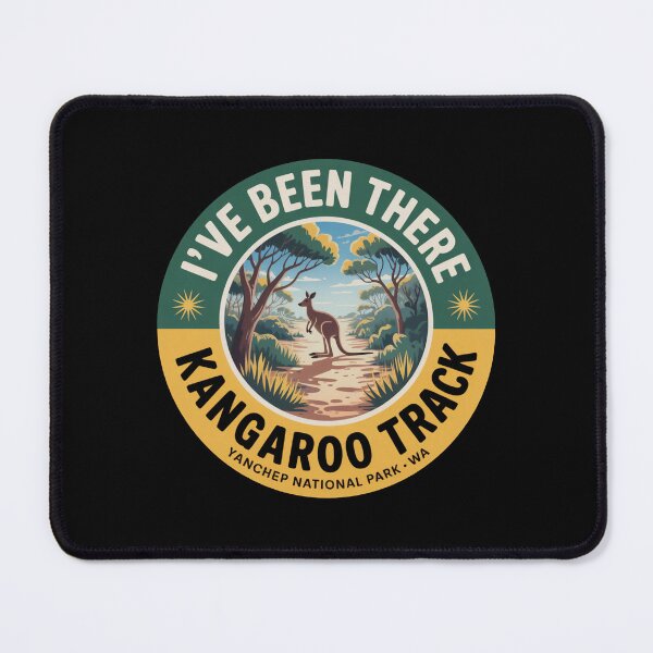 Item preview, I’ve Been There — Kangaroo Track | Yanchep National Park WA Sticker designed and sold by Random Designs.