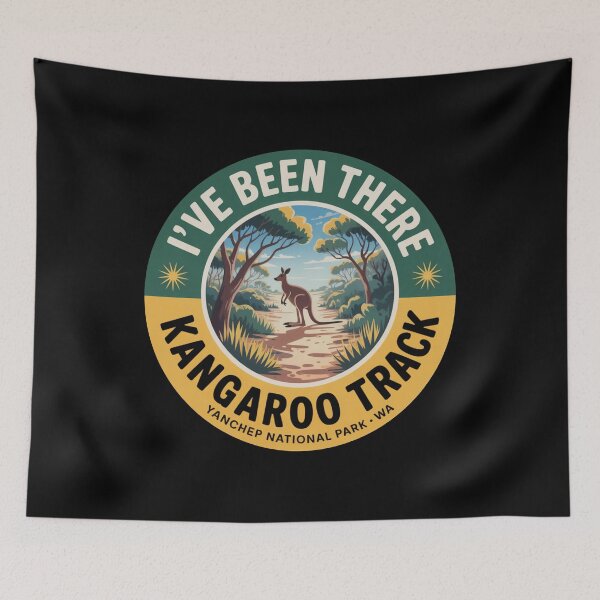 Item preview, I’ve Been There — Kangaroo Track | Yanchep National Park WA Sticker designed and sold by Random Designs.