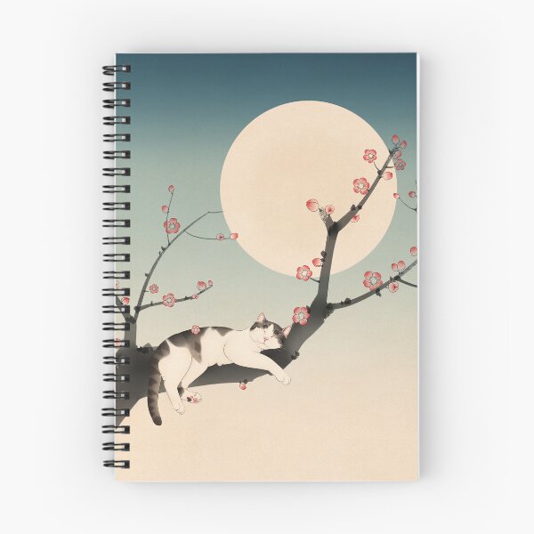 Item preview, Cat Sleeping on Plum Tree Branch designed and sold by Broccoli  Cat Art.