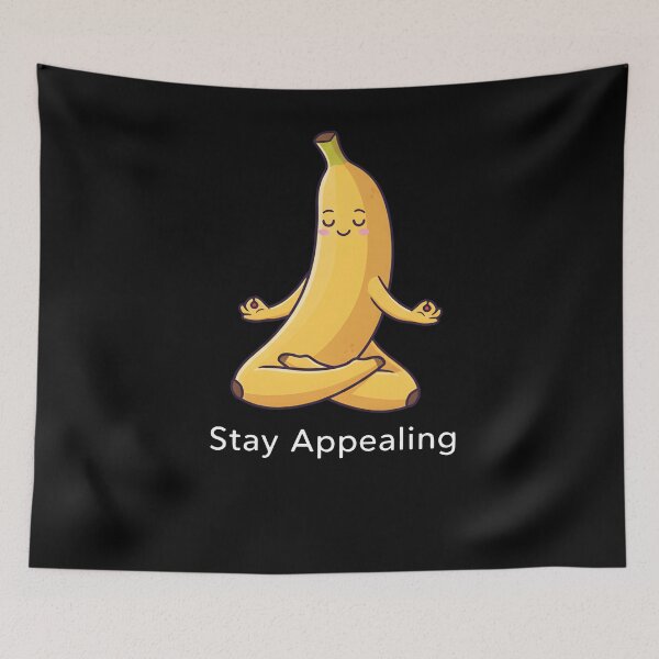 Item preview, Stay Appealing Yoga Banana - Zen Meditation Fruit Pun Design designed and sold by Axivra.