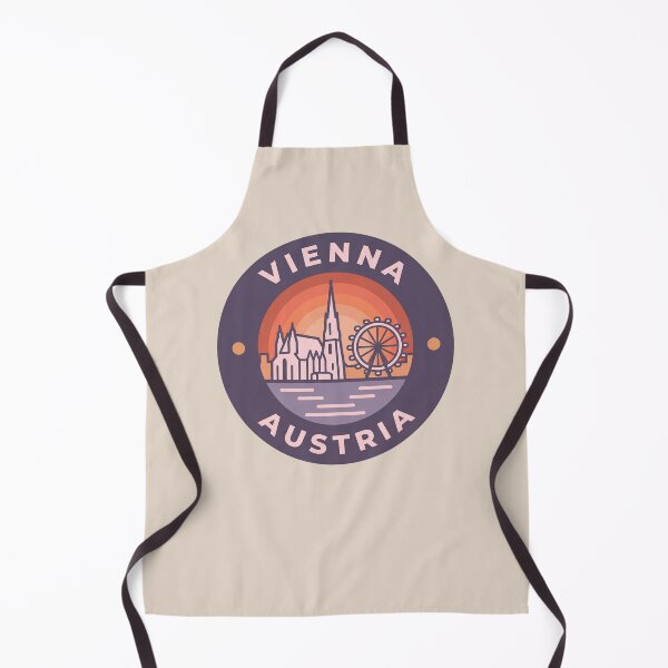 Item preview, Vienna Austria Travel Badge, Prater Ferris Wheel and Architecture Cityscape Souvenir designed and sold by InvestingRoad.