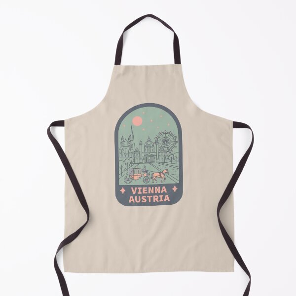 Item preview, Vienna Austria Travel Badge, Prater Ferris Wheel and Architecture Cityscape Souvenir designed and sold by InvestingRoad.
