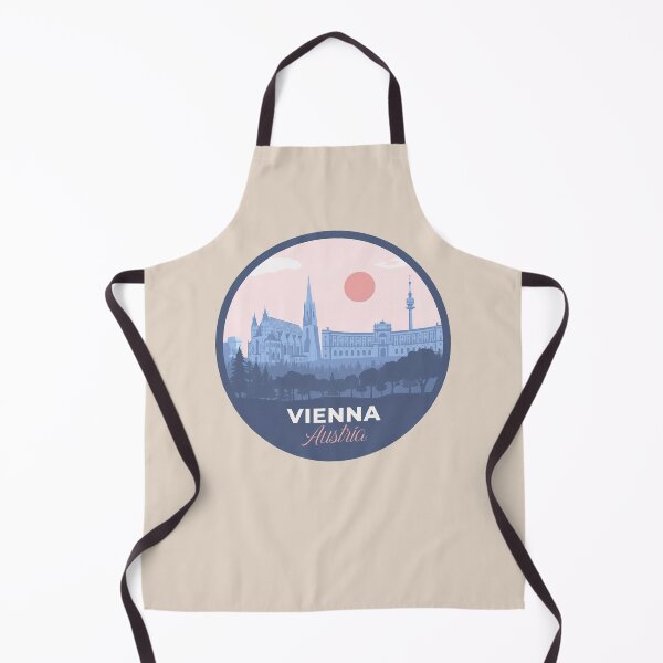Item preview, Vienna Austria Travel Badge, Prater Ferris Wheel and Architecture Cityscape Souvenir designed and sold by InvestingRoad.