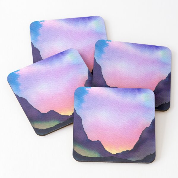 Item preview, Moody Layered Watercolor Landscape designed and sold by KelseyLovelle.