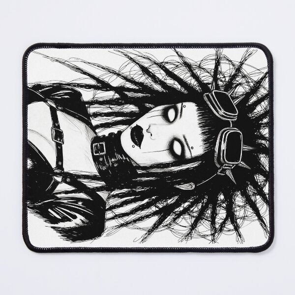 Item preview, Cybergoth Girl with Spiked Dreadlocks designed and sold by Velvet Vulcan Art.