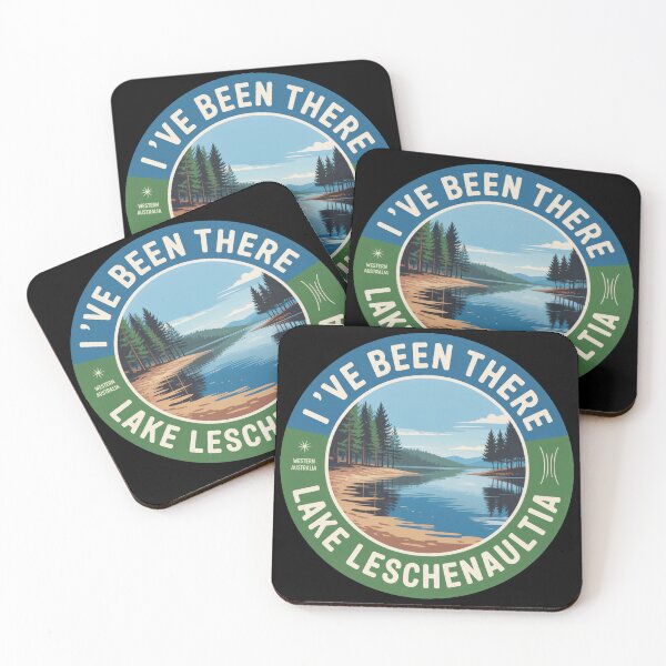 Item preview, I’ve Been There — Lake Leschenaultia | WA Outdoor Travel Sticker designed and sold by Random Designs.