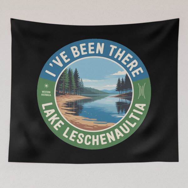 Item preview, I’ve Been There — Lake Leschenaultia | WA Outdoor Travel Sticker designed and sold by Random Designs.