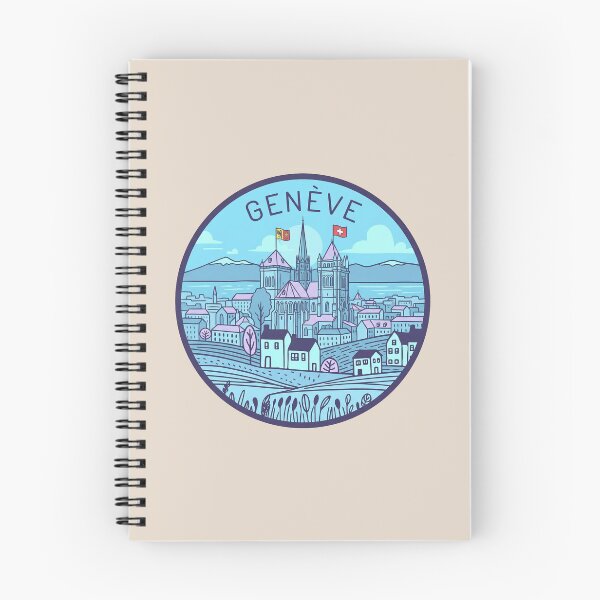 Item preview, Geneve Suisse Vintage Travel Badge, Retro Geneva Switzerland Landmark Emblem designed and sold by InvestingRoad.