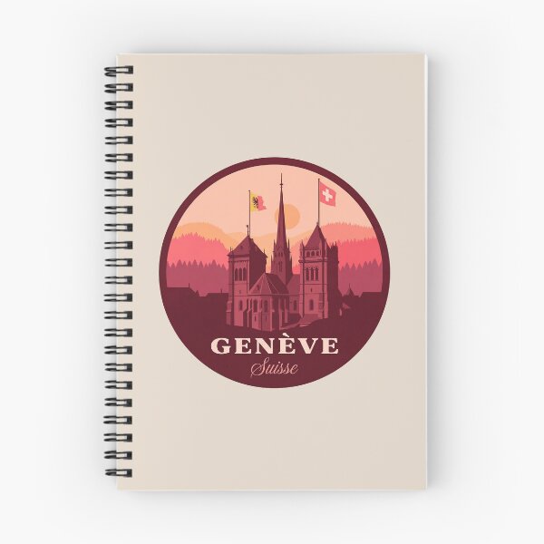 Item preview, Geneve Suisse Vintage Travel Badge, Retro Geneva Switzerland Landmark Emblem designed and sold by InvestingRoad.