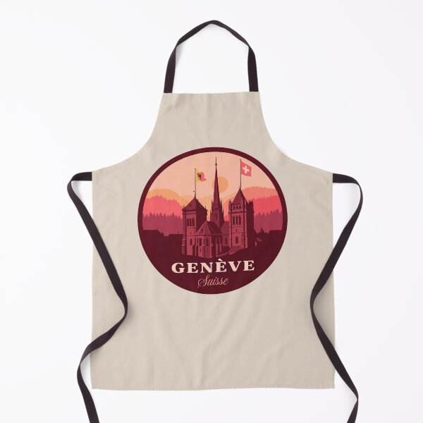 Item preview, Geneve Suisse Vintage Travel Badge, Retro Geneva Switzerland Landmark Emblem designed and sold by InvestingRoad.
