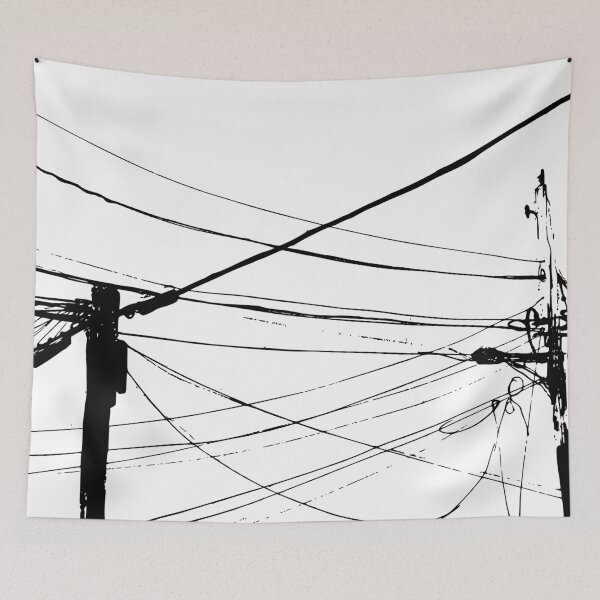 Item preview, Power Lines, We're All Connected designed and sold by colbytaylorr.