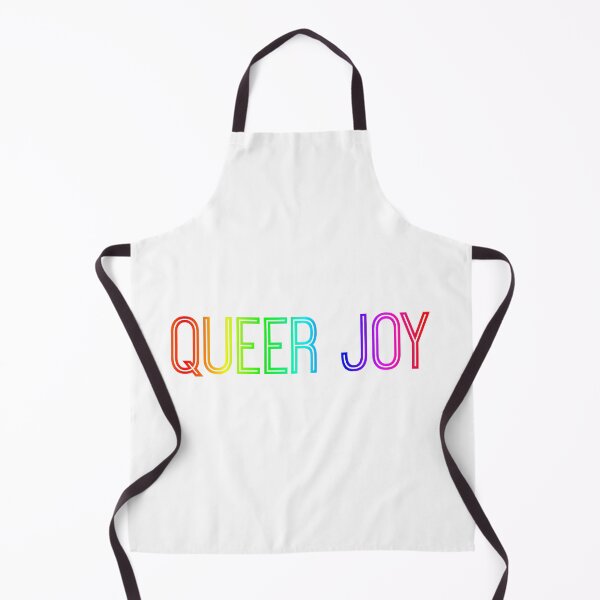 Item preview, Queer Joy - rainbow pride flag, love is love, gay pride, quote sticker text designed and sold by RosefinchArt.