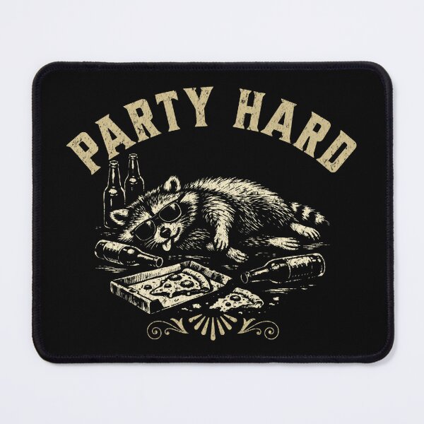 Item preview, Racoon Party Hard designed and sold by Nacho Average Designs.
