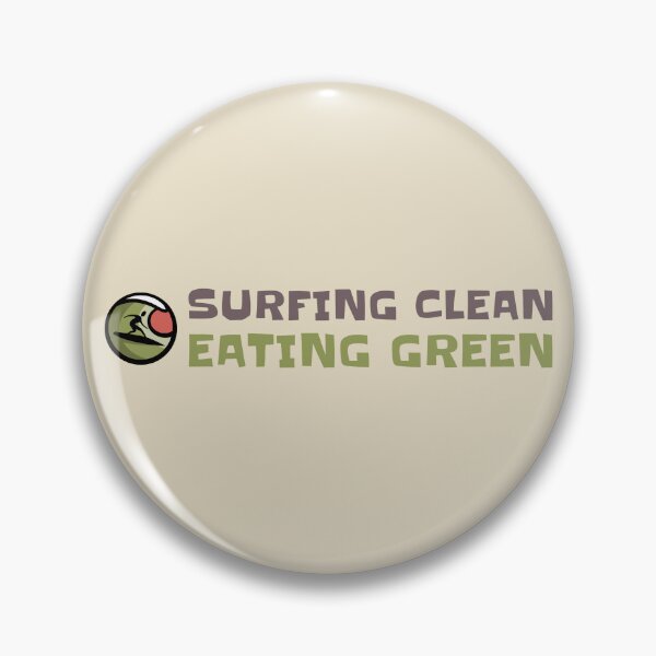 Item preview, Surfing Clean Eating Green Graphic designed and sold by Bold & Brewed.