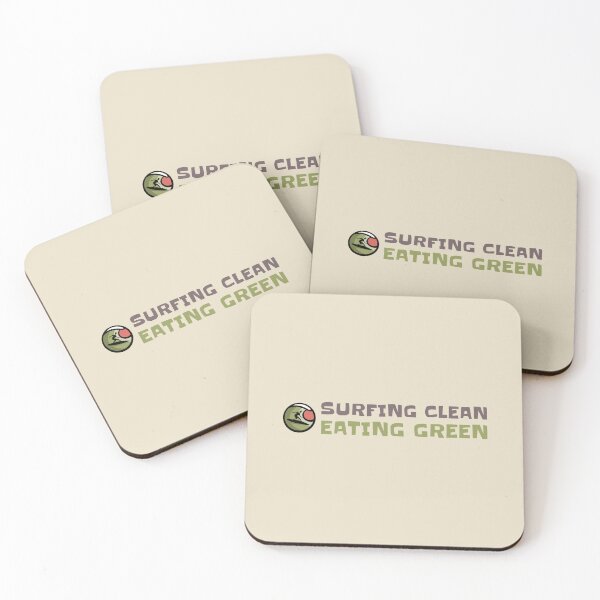 Item preview, Surfing Clean Eating Green Graphic designed and sold by Bold & Brewed.