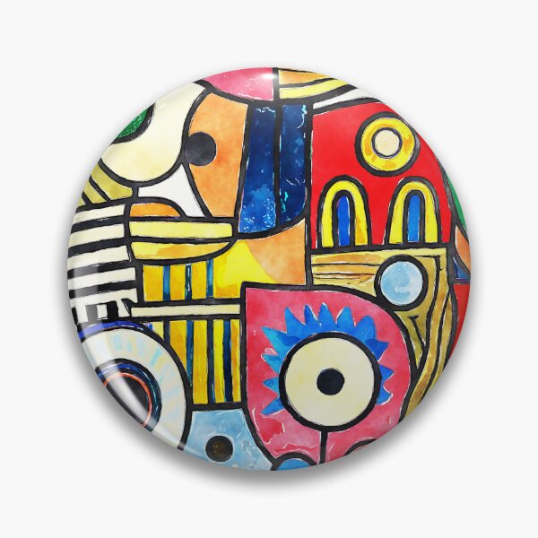 Item preview, Colorful Cubism Vibrant And Bright Abstract Design Art designed and sold by DEC02.