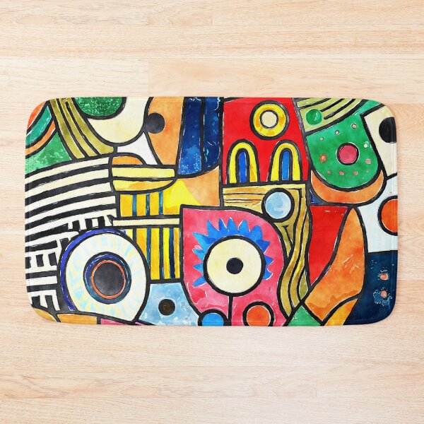 Item preview, Colorful Cubism Vibrant And Bright Abstract Design Art designed and sold by DEC02.