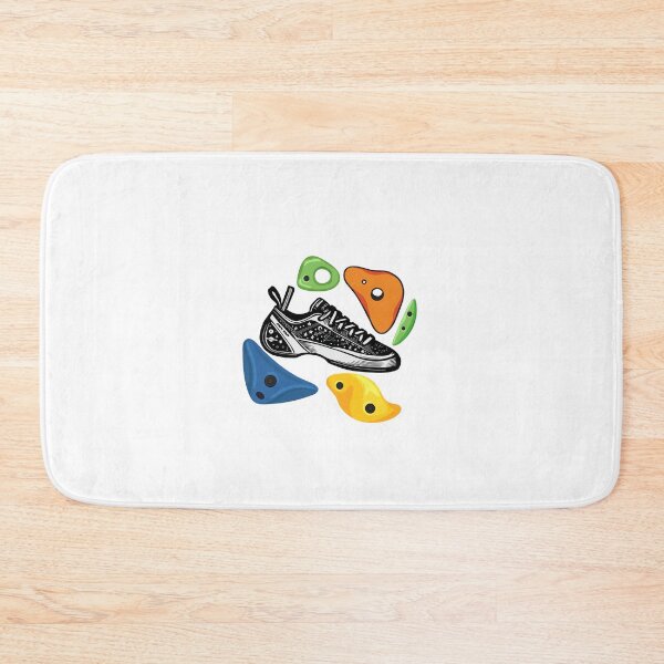 Item preview, Cosmic Climber – Rock Climbing Shoe & Holds Illustration designed and sold by kuikai123.
