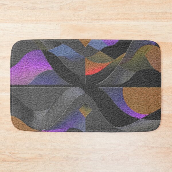 Item preview, prismatic rhythm textured flux colorful geometric abstract designed and sold by SmashingDeals.
